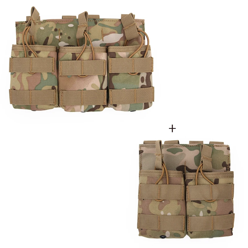 2PCS Double Triple Molle Magazine Pouch Tactical Airsoft Cartridge Holder for 7.62 Magazine Case Hunting Accessories
2PCS Double Triple Molle Magazine Pouch Tactical Airsoft Cartridge Holder for 7.62 Magazine Case Hunting Accessories