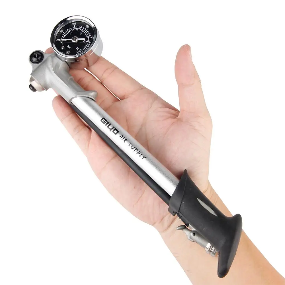 GS-02D High-pressure Air Shock Pump For Fork Rear Suspension Cycling Mini Hose Air Inflator General purpose for outdoor roads
GS-02D High-pressure Air Shock Pump For Fork Rear Suspension Cycling Mini Hose Air Inflator General purpose for outdoor roads