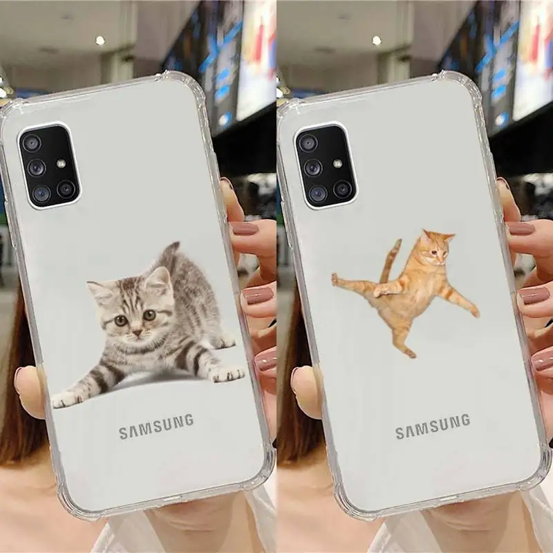 cat Phone Case Transparent For Samsung Note A 7 8 9 10 20 50 51 71 90 20 11 81 e LITE Ultra PRO
cat Phone Case Transparent For Samsung Note A 7 8 9 10 20 50 51 71 90 20 11 81 e LITE Ultra PRO