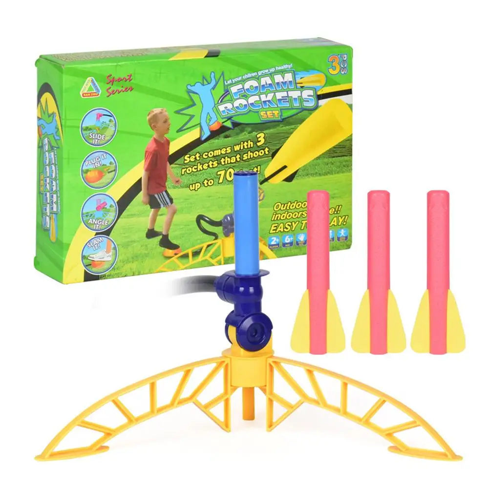 Children's Leisure Creative Game Outdoor Rocket Toys Gift With Launcher And 3 Foam Rockets For Boys And Girls
Children's Leisure Creative Game Outdoor Rocket Toys Gift With Launcher And 3 Foam Rockets For Boys And Girls