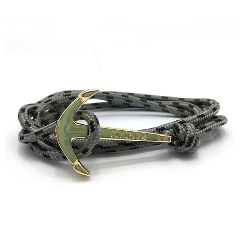 HOMOD Vintage Charm Bracelets & Bangles For Men Women Hot Handmade Rope Bangle Gold Color Anchor Vikings Bracelet
HOMOD Vintage Charm Bracelets & Bangles For Men Women Hot Handmade Rope Bangle Gold Color Anchor Vikings Bracelet