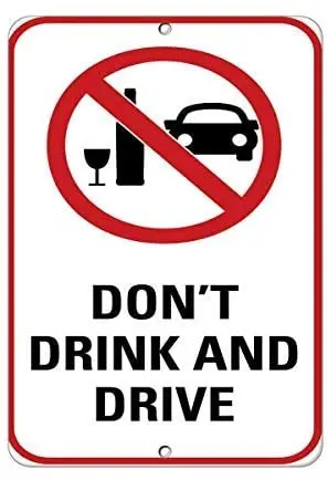 Vintage Tin Sign Metal Plate Plaque 12" x 8" Don't Drink and Drive Notice Sign Iron Poster Painting Metal Sign Wall Decor
Vintage Tin Sign Metal Plate Plaque 12" x 8" Don't Drink and Drive Notice Sign Iron Poster Painting Metal Sign Wall Decor