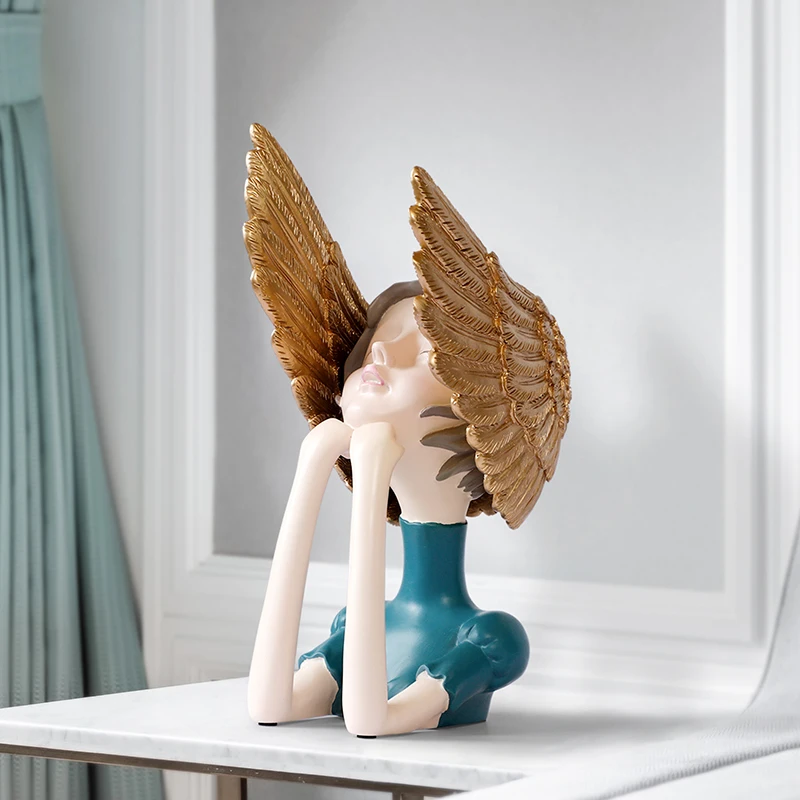 Resin Angel Goddess Statues for Decoration Large Sculpture Nordic Decoration Home Modern Artbedroom Decor Accessories
Resin Angel Goddess Statues for Decoration Large Sculpture Nordic Decoration Home Modern Artbedroom Decor Accessories