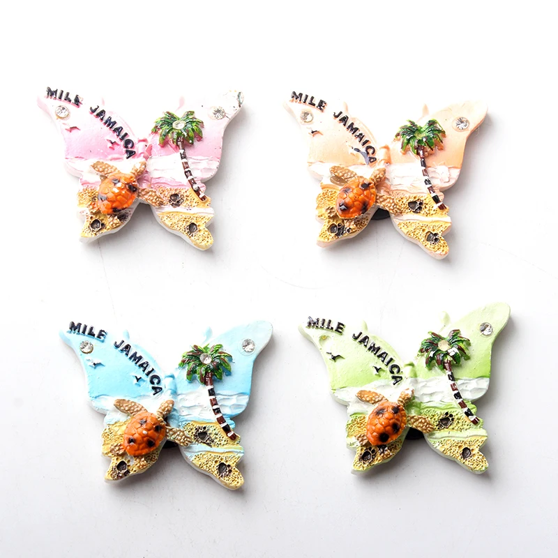 Креативный магнит на холодильник в форме бабочки из Ямайки, дорожный сувенир, магнитный стикер на холодильник, Кухонное украшение для дома ... 
Креативный магнит на холодильник в форме бабочки из Ямайки, дорожный сувенир, магнитный стикер на холодильник, Кухонное украшение для дома ...