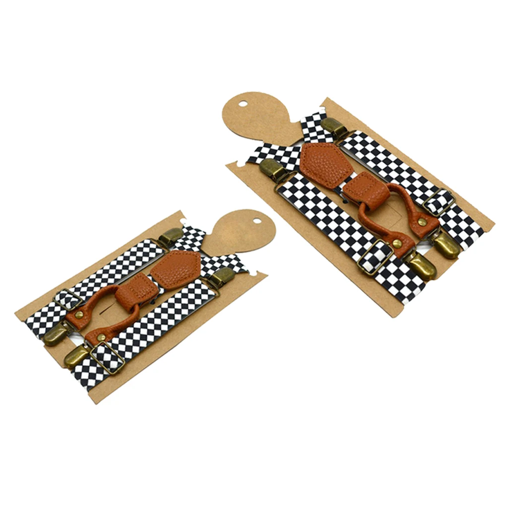 Boys X Back Suspenders Adjustable Strap 4 Clips Braces Causal Formal Party 
Boys X Back Suspenders Adjustable Strap 4 Clips Braces Causal Formal Party