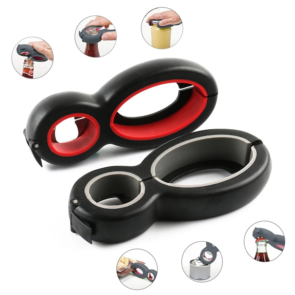 Multifunctional 6 in 1 simple can opener Multifunctional plastic bottle opener kitchen gadget color random
Multifunctional 6 in 1 simple can opener Multifunctional plastic bottle opener kitchen gadget color random