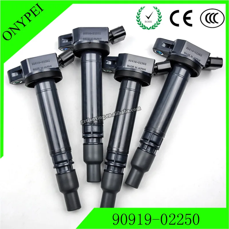 4 шт./лот 90919-02250 90919-A2005 C1596 UF-507 Катушка зажигания для 08-10 Toyota Land Cruiser Sequoia Tundra Lexus 5,7 9091902250 
4 шт./лот 90919-02250 90919-A2005 C1596 UF-507 Катушка зажигания для 08-10 Toyota Land Cruiser Sequoia Tundra Lexus 5,7 9091902250