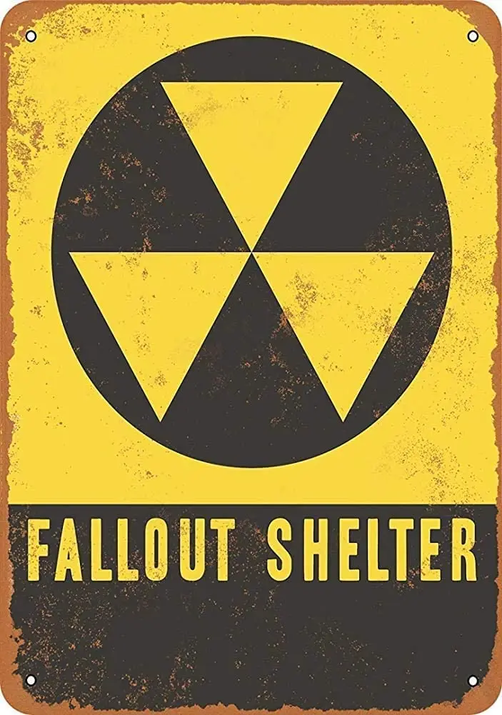 Fallout Shelter Metal Retro Vintage Tin Sign Novelty Unique Simple Gift Bar Cafe Home Wall Decoration Art 12X8 inch
Fallout Shelter Metal Retro Vintage Tin Sign Novelty Unique Simple Gift Bar Cafe Home Wall Decoration Art 12X8 inch