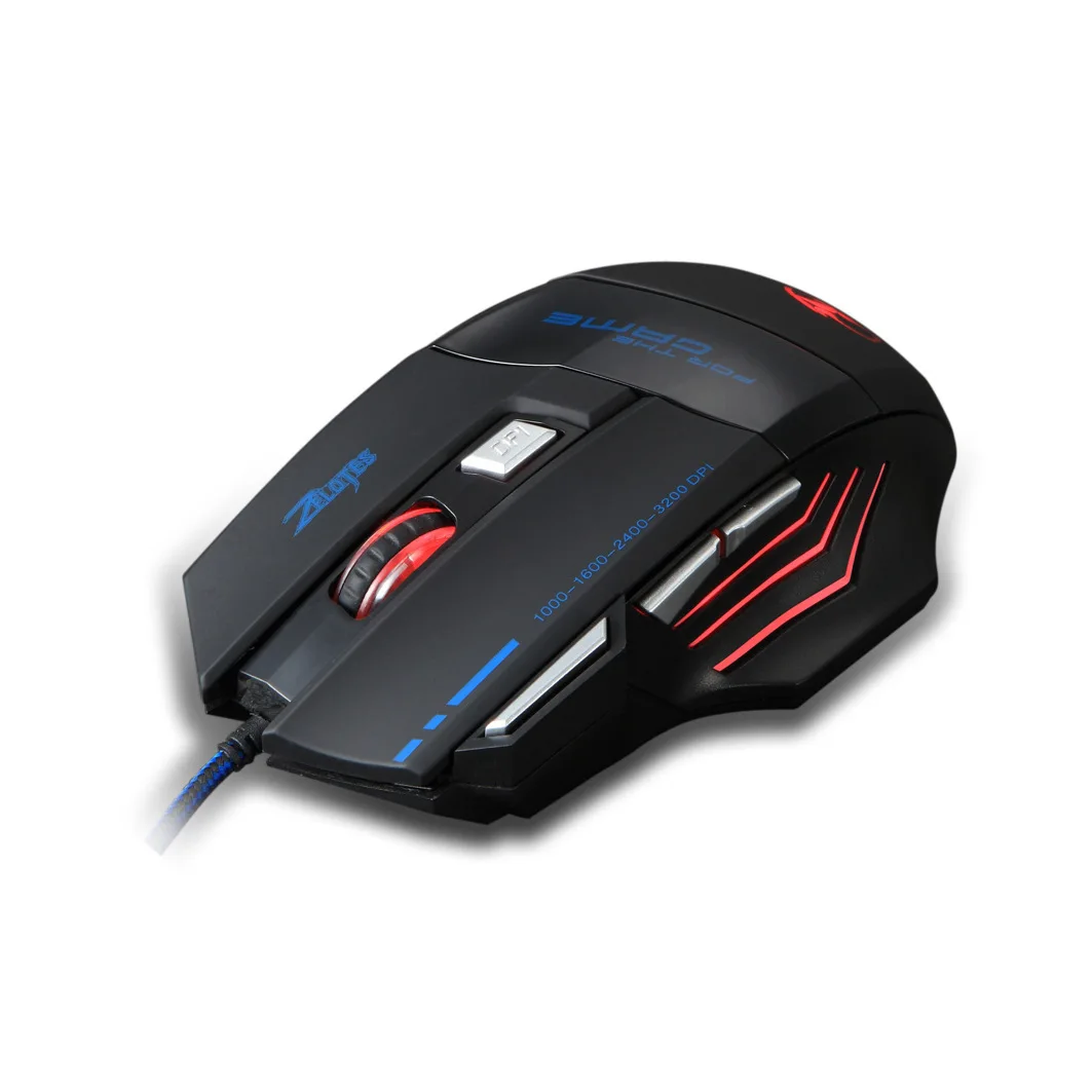 Ergonomic Wired Gaming Mouse 7200 DPI Adjustable 7 Button LED Optical Professinal Game Mouse Backlight Mause for Gamer LOL PC 
Ergonomic Wired Gaming Mouse 7200 DPI Adjustable 7 Button LED Optical Professinal Game Mouse Backlight Mause for Gamer LOL PC