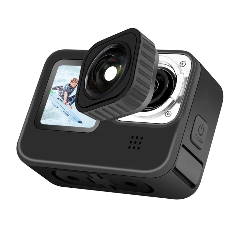 Waterproof 155 Degree-FOV Ultra-wide Angle Lens Maximum Mod Compatible with GoPro-Hero 9 Action Camera Accessories
Waterproof 155 Degree-FOV Ultra-wide Angle Lens Maximum Mod Compatible with GoPro-Hero 9 Action Camera Accessories