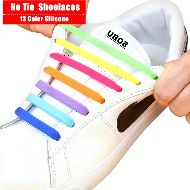 16Pcs/Set Silicone Elastic Shoelaces Elastic Shoe Laces Special No Tie Shoelace for Men Women Lacing Rubber Zapatillas 13 Colors
16Pcs/Set Silicone Elastic Shoelaces Elastic Shoe Laces Special No Tie Shoelace for Men Women Lacing Rubber Zapatillas 13 Colors