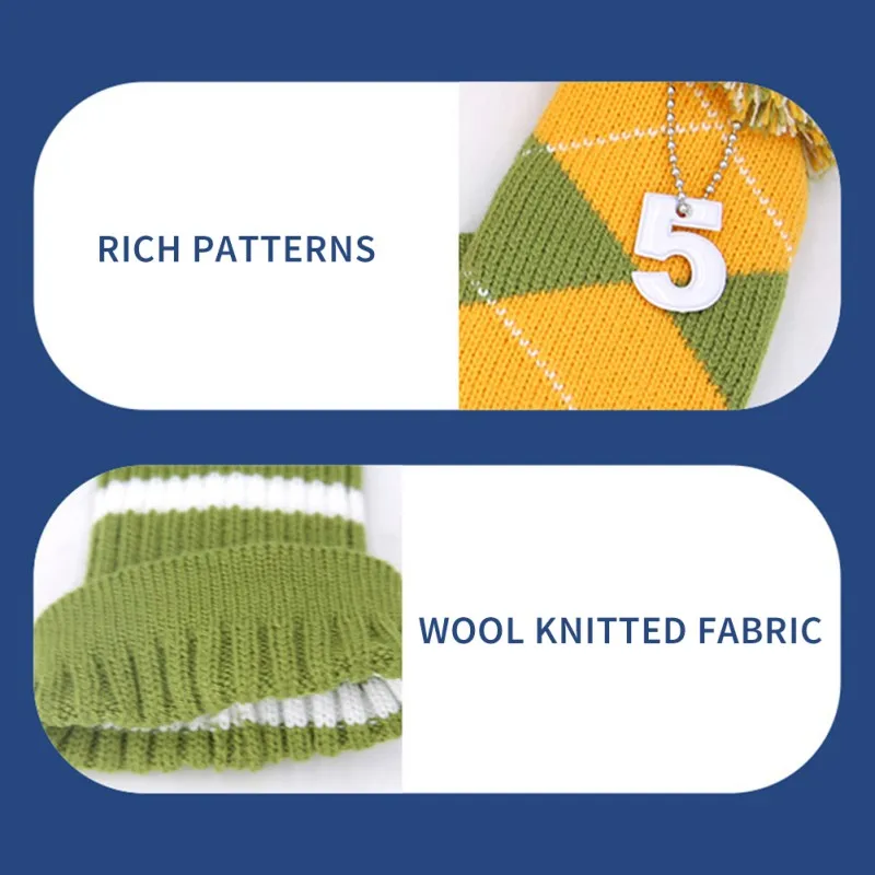 3pcs Golf Club Protector 1 3 5 Driver Elegant Contrast Color Knitted Hat Cover Golf Accessories
3pcs Golf Club Protector 1 3 5 Driver Elegant Contrast Color Knitted Hat Cover Golf Accessories