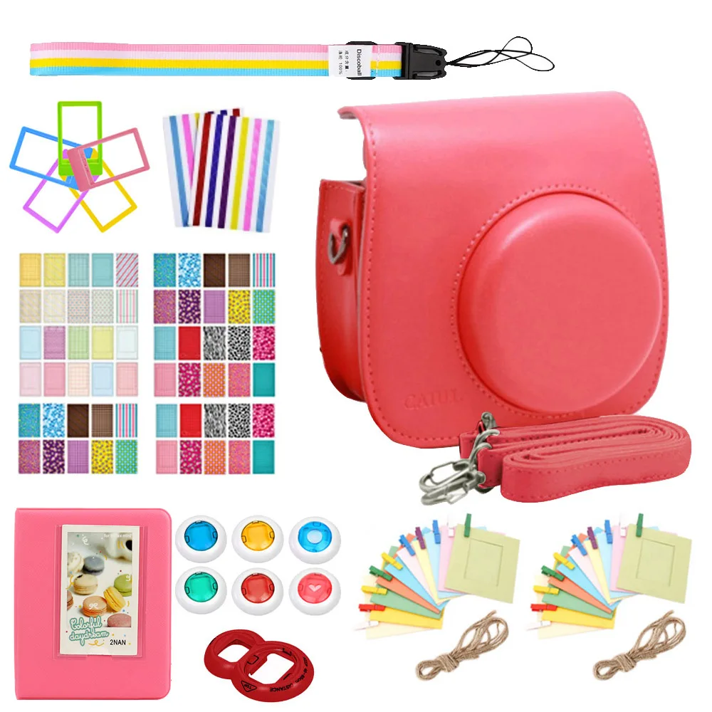 Besegad PU Leather Case Cover Pouch Bag Album Storage Accessory Set Kit for Polaroid Fujifilm Instax Mini 9 8+ 8 Instant Camera
Besegad PU Leather Case Cover Pouch Bag Album Storage Accessory Set Kit for Polaroid Fujifilm Instax Mini 9 8+ 8 Instant Camera