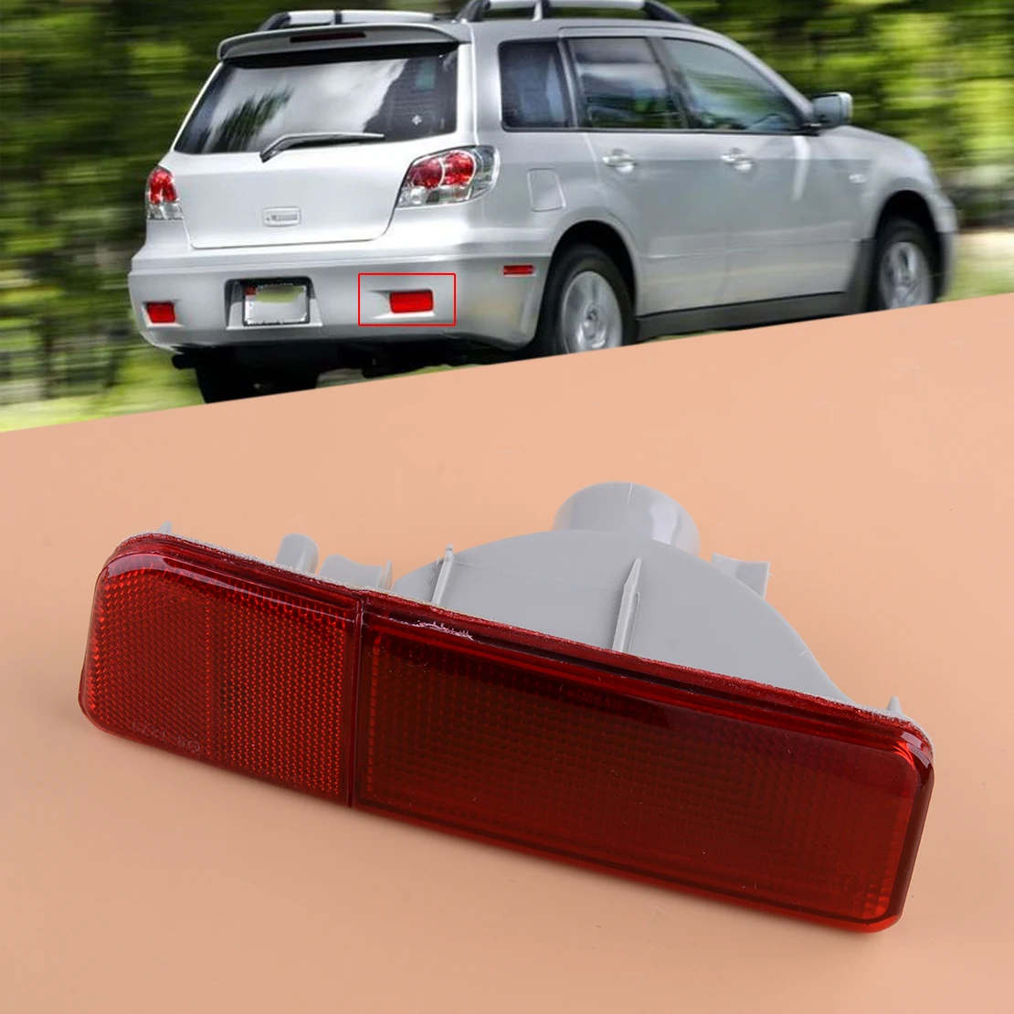 Car Rear Right Bumper Reflector Light Lamp Housing ABS Fit For Mitsubishi Outlander 2003 2004 2005 2006
Car Rear Right Bumper Reflector Light Lamp Housing ABS Fit For Mitsubishi Outlander 2003 2004 2005 2006
