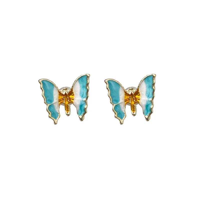 925 Silver Needle Trendy Fresh Butterfly Studs Personal Influencer All-Match Fashion Earrings Ear Ornaments
925 Silver Needle Trendy Fresh Butterfly Studs Personal Influencer All-Match Fashion Earrings Ear Ornaments