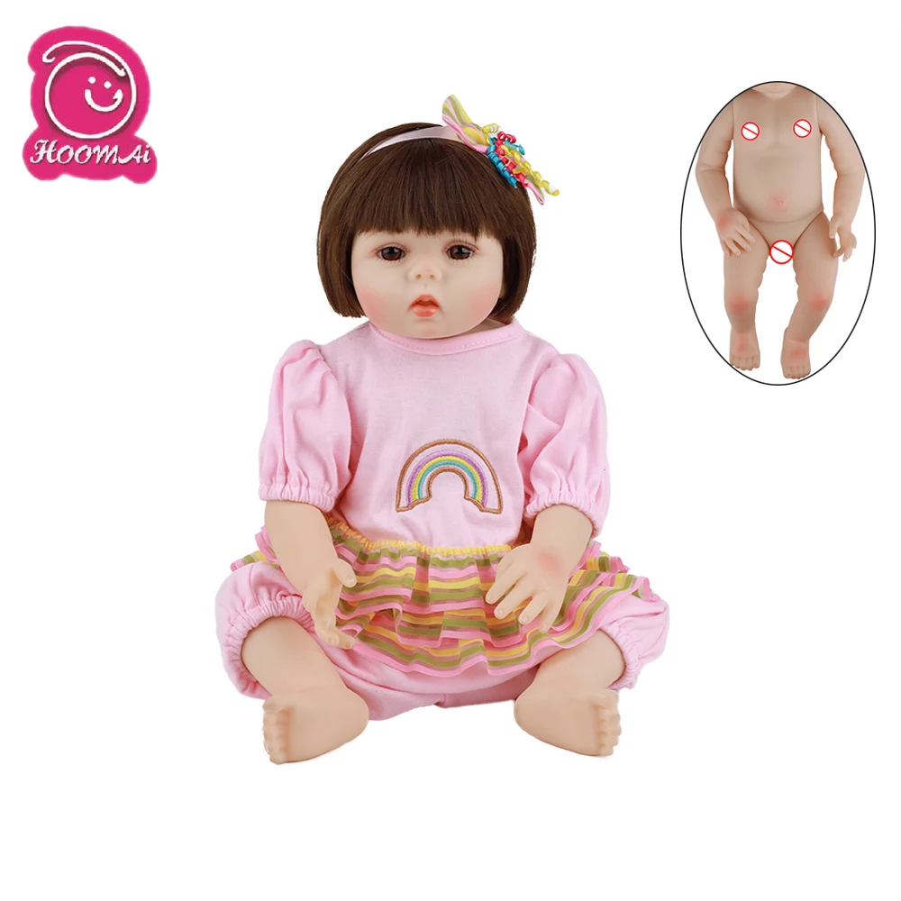 Hoomai 48CM Realistic Newborn Baby 18 '' Full Silicone Body Lifelike Bebe Reborn Dolls For Children Birthday Christmas Gift Toy
Hoomai 48CM Realistic Newborn Baby 18 '' Full Silicone Body Lifelike Bebe Reborn Dolls For Children Birthday Christmas Gift Toy
