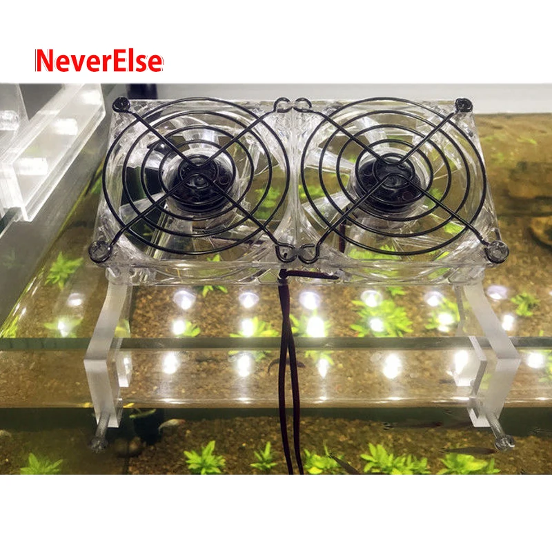 100v ~ 240v прозрачные вентиляторы охлаждения мини нано зажим на водяное растение для