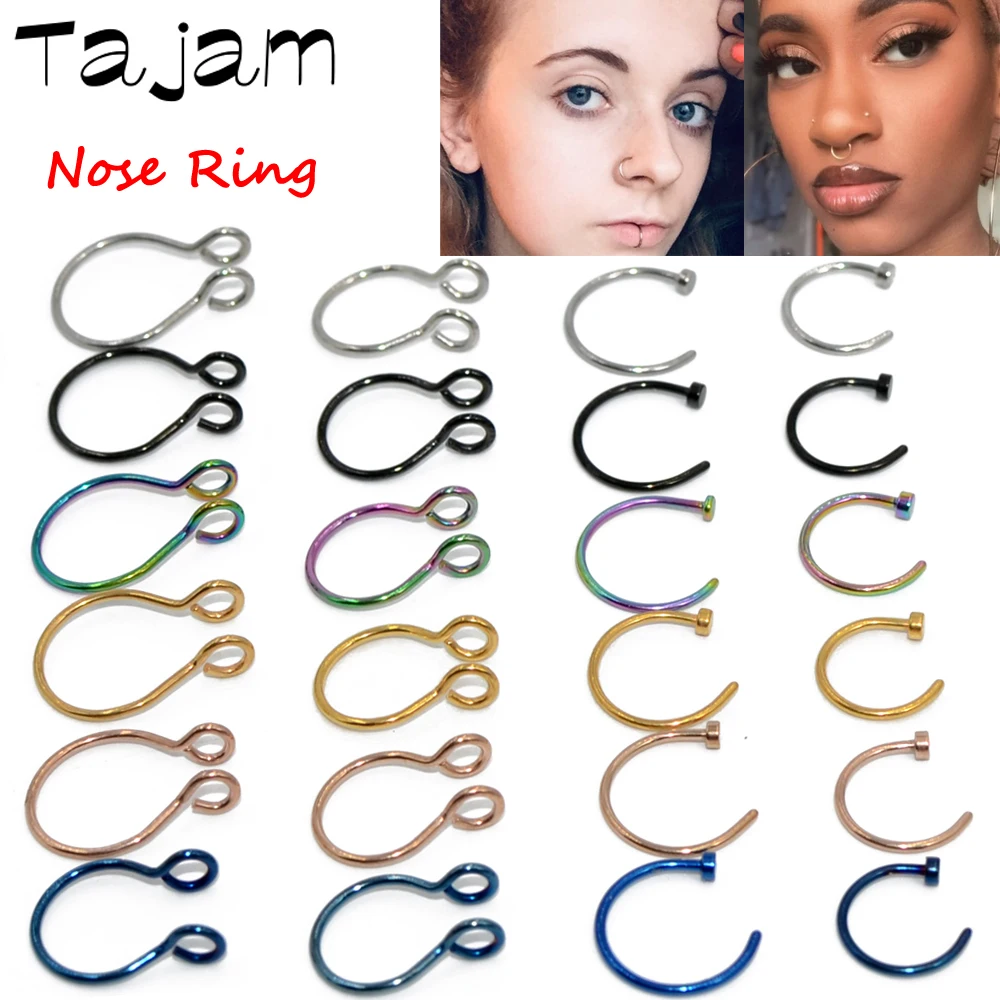 1pieces Stainless Steel C Shape Nose Hoop Lip Rings Hinged Septum Piercing Body Jewelry 18 & 20 Gauge
1pieces Stainless Steel C Shape Nose Hoop Lip Rings Hinged Septum Piercing Body Jewelry 18 & 20 Gauge