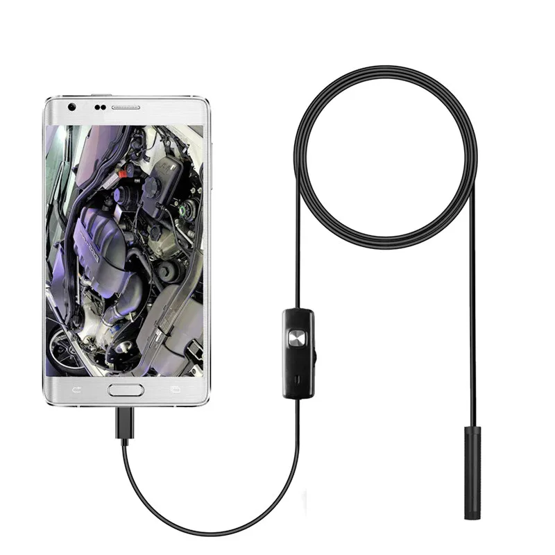7mm Endoscope Micro USB Inspection Borescope Camera for Android PC Flexible IP67 Waterproof Notebook 6leds Adjustable
7mm Endoscope Micro USB Inspection Borescope Camera for Android PC Flexible IP67 Waterproof Notebook 6leds Adjustable
