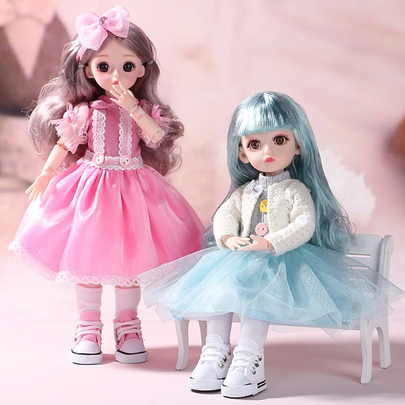 30cm Fashion Bjd Dolls 17 Movable Joints Diy Bjd Dolls Dress Suit Handmade Beauty Doll Toy For Girl Dress Up Toy Christmas Gifts
30cm Fashion Bjd Dolls 17 Movable Joints Diy Bjd Dolls Dress Suit Handmade Beauty Doll Toy For Girl Dress Up Toy Christmas Gifts