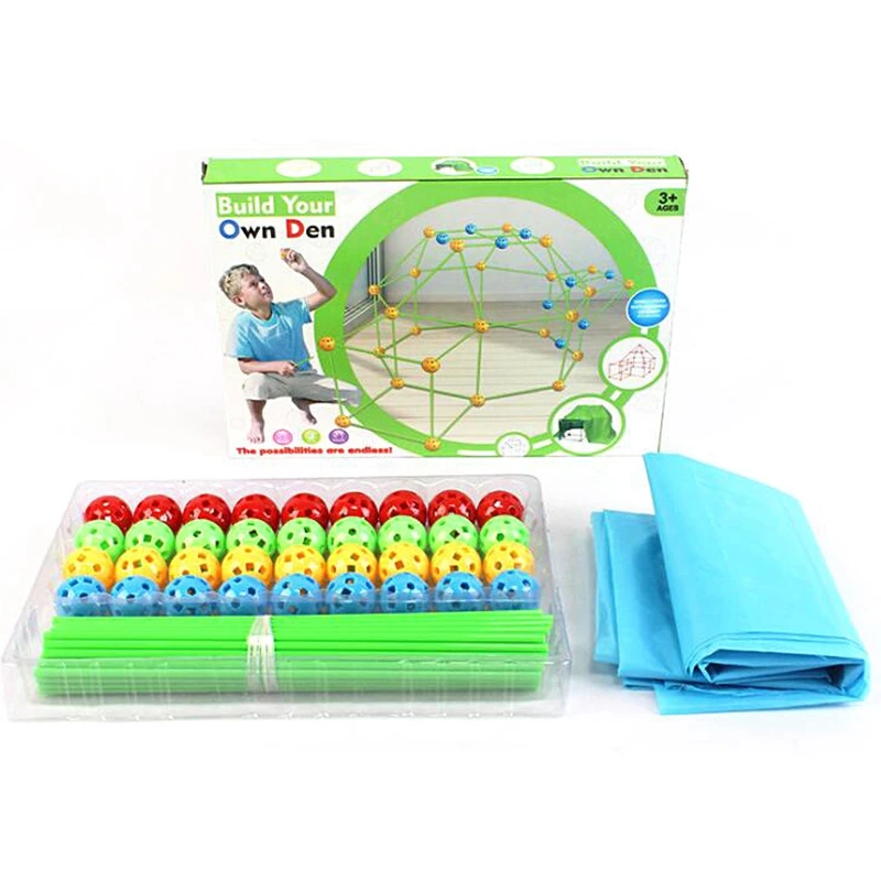 Kids Construction Fort Building Castles Tunnels Tents Kit DIY Assemble 3D Play House Building Toys for Christmas Gift
Kids Construction Fort Building Castles Tunnels Tents Kit DIY Assemble 3D Play House Building Toys for Christmas Gift