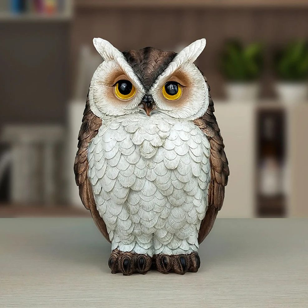 Resin Simulation Owl Ornament TV Cabinet Wine Cabinet Desktop Decoration Furnishings Cute Animal Figurine Bird Crafts
Resin Simulation Owl Ornament TV Cabinet Wine Cabinet Desktop Decoration Furnishings Cute Animal Figurine Bird Crafts