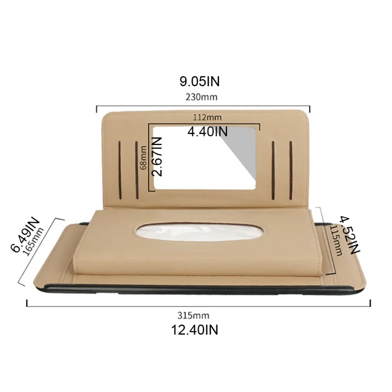 Car Visor Tissue Bag Portable Leather Tissue Box Creative Vehicle Tissue Box for storage Card Pen
Car Visor Tissue Bag Portable Leather Tissue Box Creative Vehicle Tissue Box for storage Card Pen