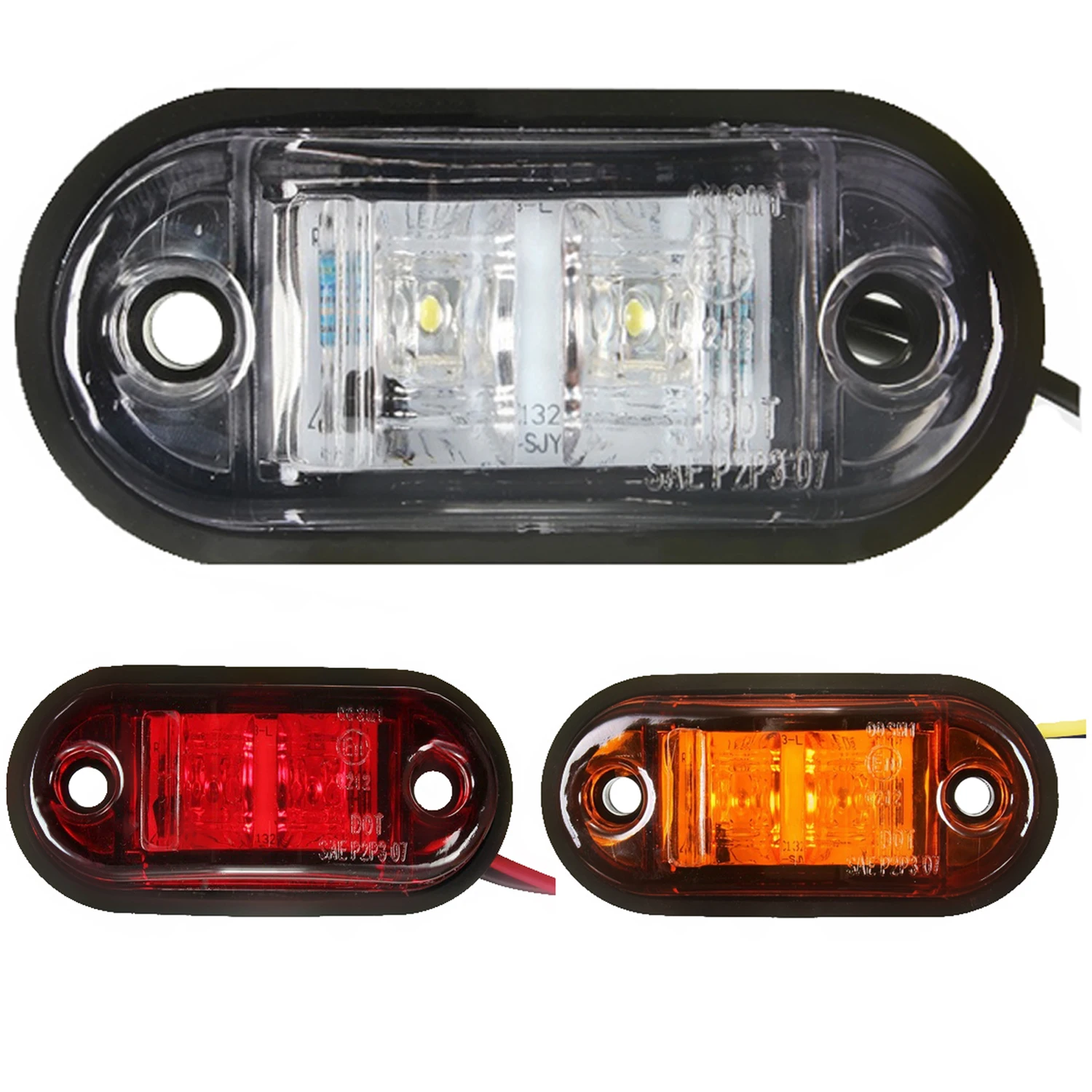 12V / 24V 2 светодиодные, боковые, габаритные фонари светодиодные лампы для автомобиля грузовика прицепа e-помечено красный
12V / 24V 2 светодиодные, боковые, габаритные фонари светодиодные лампы для автомобиля грузовика прицепа e-помечено красный