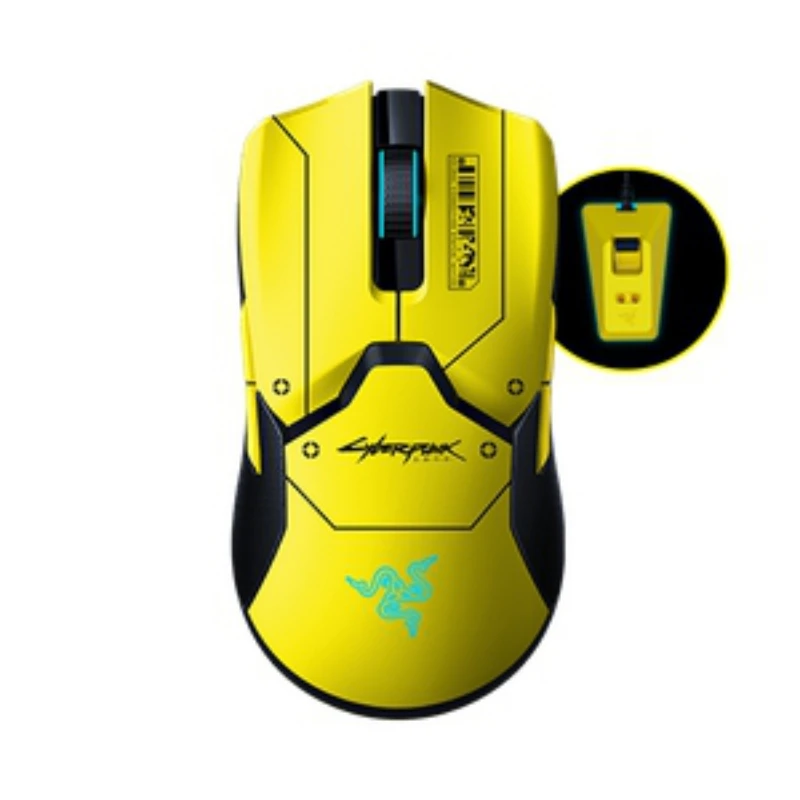 Razer Viper Ultimate с зарядной док-станцией-Cyberpunk 2077 Edition, оптический датчик/переключатель, 20000 DPI.
Razer Viper Ultimate с зарядной док-станцией-Cyberpunk 2077 Edition, оптический датчик/переключатель, 20000 DPI.