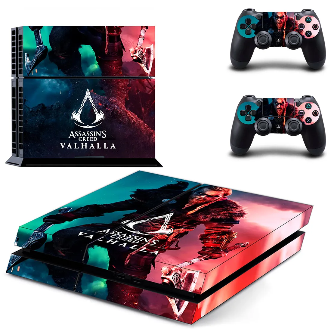 Наклейка для консоли PS4 Creed Valhalla s Play station 4 наклейка PlayStation и контроллера Скины