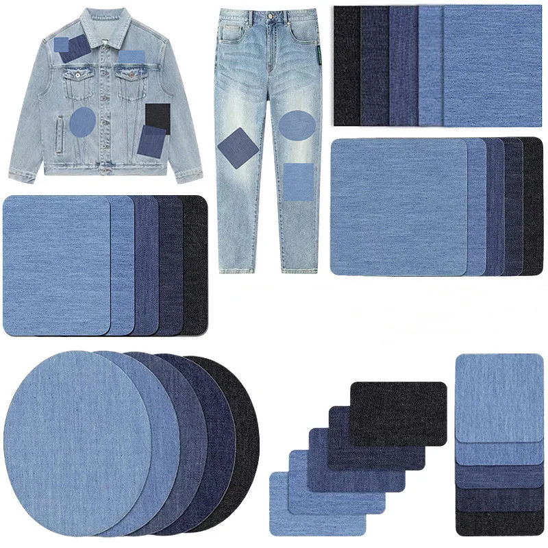5PCS DIY Design Iron On Denim Fabric Patches Clothing Jeans Repair Kit 5 Colors Clothing Jeans Repair Kit
5PCS DIY Design Iron On Denim Fabric Patches Clothing Jeans Repair Kit 5 Colors Clothing Jeans Repair Kit
