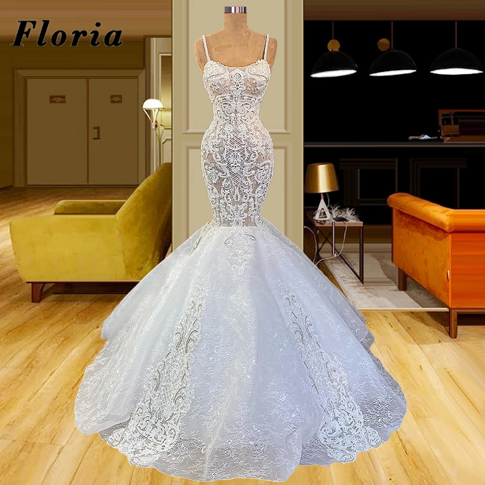 Floria Elegant Pearls Mermaid Wedding Dresses Vestidos De Noiva Women Beaded Appliques Bride Dresses Arabic Dubai Bride Gowns
Floria Elegant Pearls Mermaid Wedding Dresses Vestidos De Noiva Women Beaded Appliques Bride Dresses Arabic Dubai Bride Gowns