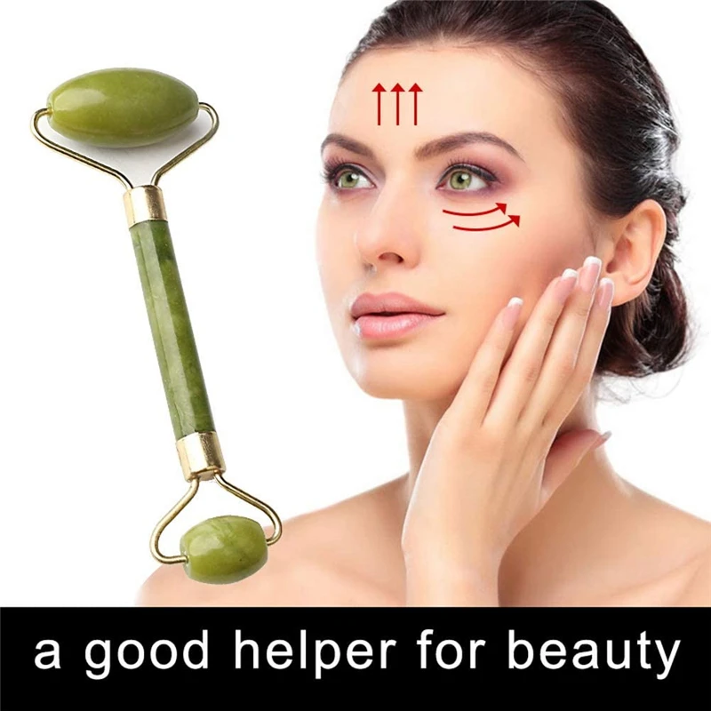 1pcs Natural Double Head Facial Massage Roller Jade Stone Face Thin Lift Hands Body Skin Relaxation Slimming Beauty Health Care
1pcs Natural Double Head Facial Massage Roller Jade Stone Face Thin Lift Hands Body Skin Relaxation Slimming Beauty Health Care
