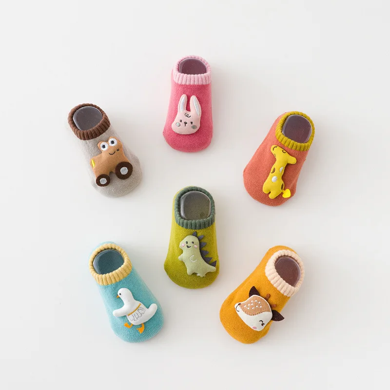 Autumn and winter Terry warm BABY TODDLER SOCKS 3D doll dinosaur rabbit thickened cute cartoon floor socks soft shoes
Autumn and winter Terry warm BABY TODDLER SOCKS 3D doll dinosaur rabbit thickened cute cartoon floor socks soft shoes