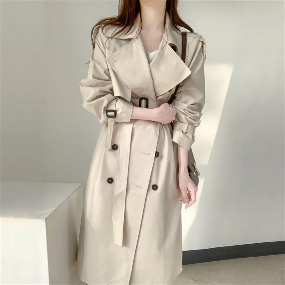 Женское Прямое пальто, Длинная ветровка цвета хаки, винтажное пальто для офиса, 2021
Женское Прямое пальто, Длинная ветровка цвета хаки, винтажное пальто для офиса, 2021