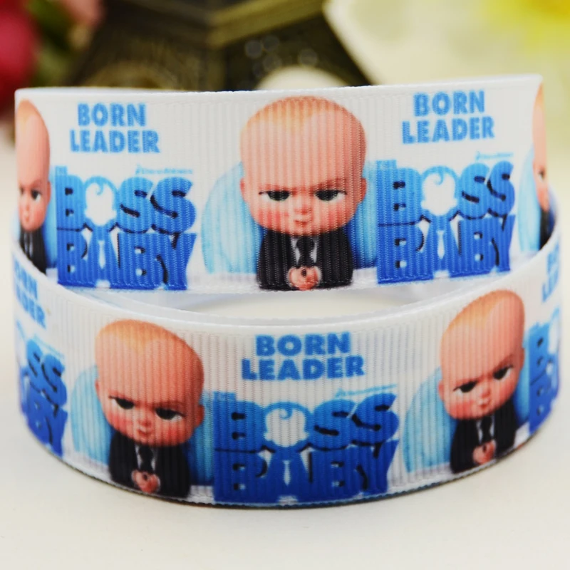 22mm 25mm 38mm 75mm Boss baby Cartoon printed Grosgrain Ribbon party decoration 10 Yards X-03168
22mm 25mm 38mm 75mm Boss baby Cartoon printed Grosgrain Ribbon party decoration 10 Yards X-03168