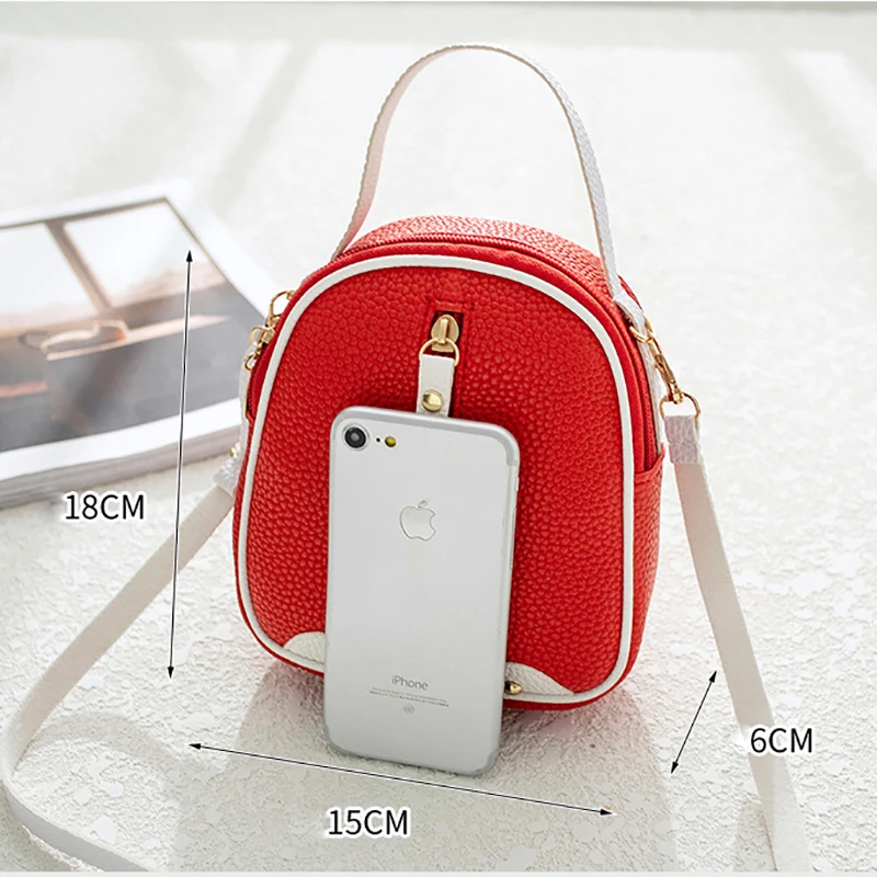 PU Leather women's backpack small shoulder bags for women 2019 summer multi-function mobile phone female mini crossbody bag #20
PU Leather women's backpack small shoulder bags for women 2019 summer multi-function mobile phone female mini crossbody bag #20
