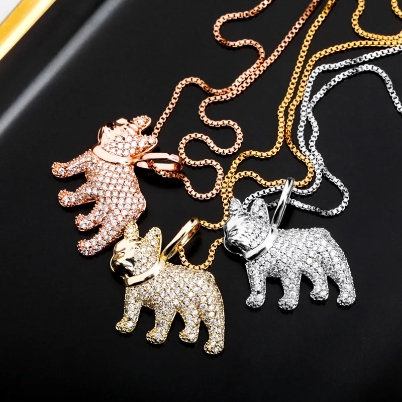 Fashion Hip Hop 925 Sterling Silver Inlaid Zircon Dog Pendant Necklace Unisex Animal Simplicity Personality Jewelry Accessories
Fashion Hip Hop 925 Sterling Silver Inlaid Zircon Dog Pendant Necklace Unisex Animal Simplicity Personality Jewelry Accessories