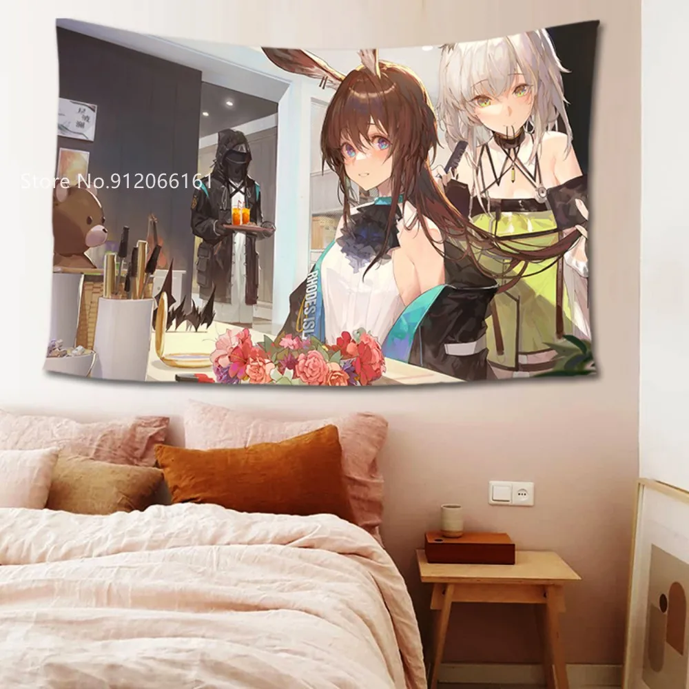 Anime Arknights Tapestry Lovely Kawaii Wall Hanging Decoration Large Tablecloth For Living Room Bedroom Beach Towels Tablecloth
Anime Arknights Tapestry Lovely Kawaii Wall Hanging Decoration Large Tablecloth For Living Room Bedroom Beach Towels Tablecloth