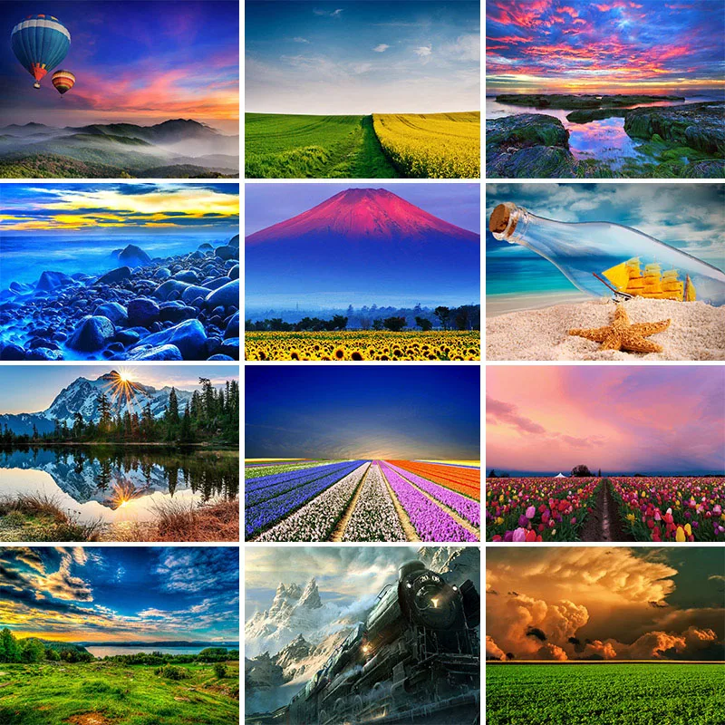 YIKELA 5D DIY Diamond Painting Mount Sea Scenic Full Rhinestone Diamond Embroidery Landscape Cross Stitch Mosaic Home Decor
YIKELA 5D DIY Diamond Painting Mount Sea Scenic Full Rhinestone Diamond Embroidery Landscape Cross Stitch Mosaic Home Decor
