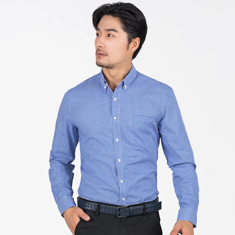 Mens Plaid Checkered Cotton Shirts Long Sleeve Slim Fit Button-down Thin Summer Autumn Casual Clothing Stripe Shirts
Mens Plaid Checkered Cotton Shirts Long Sleeve Slim Fit Button-down Thin Summer Autumn Casual Clothing Stripe Shirts