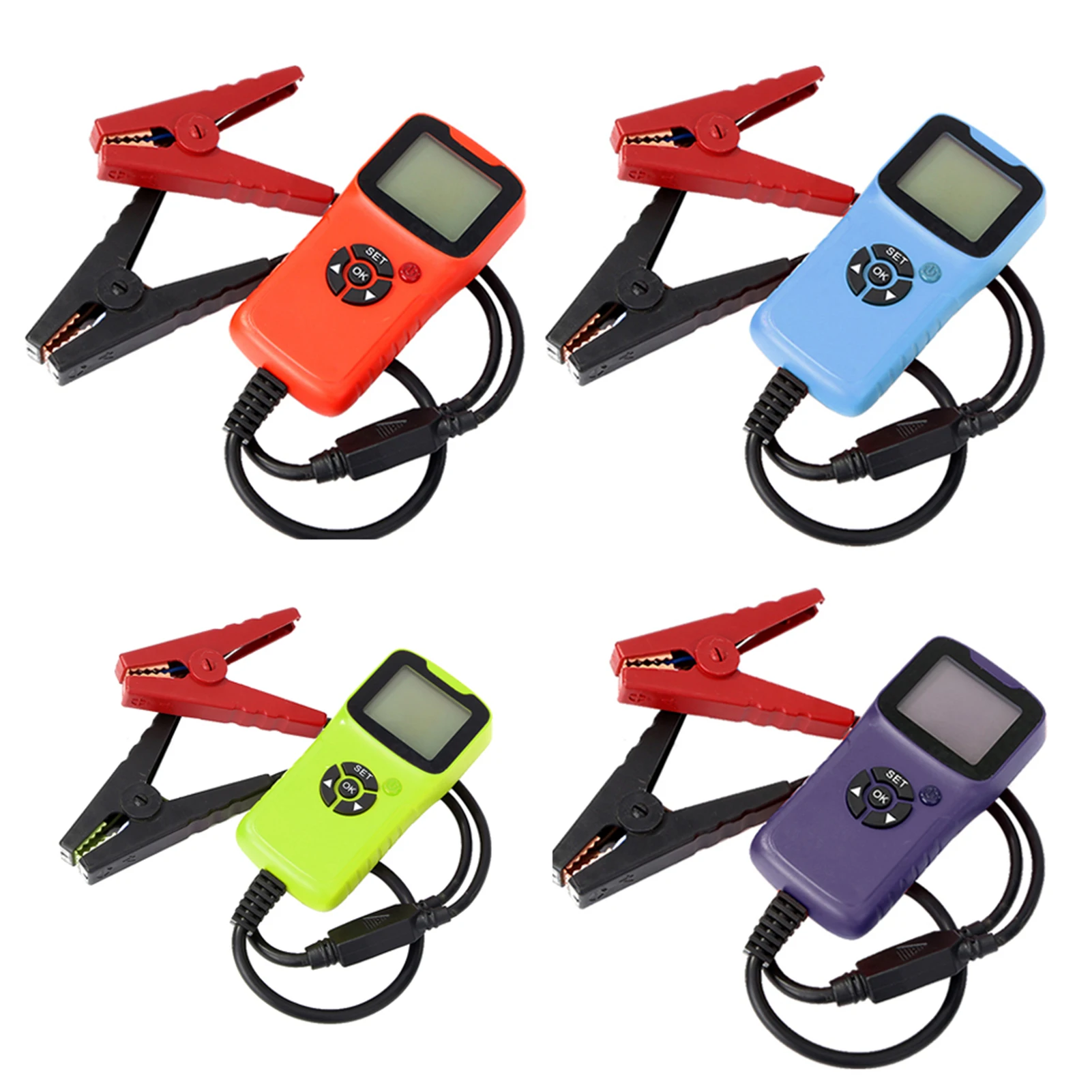 Car Battery Charger Tester Analyzer 12V 2000CCA Battery Voltage Test Charge Circuit Charge Tester Automatic Diagnosis
Car Battery Charger Tester Analyzer 12V 2000CCA Battery Voltage Test Charge Circuit Charge Tester Automatic Diagnosis