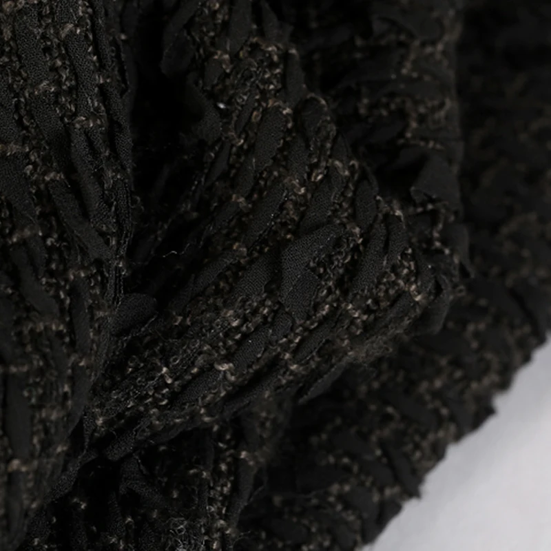 150CM Wide 400G/M Weight Black White Knitted Tweed Polyester Acrylic Fabric for Autumn and Spring Dress Coat Jacket DE1366
150CM Wide 400G/M Weight Black White Knitted Tweed Polyester Acrylic Fabric for Autumn and Spring Dress Coat Jacket DE1366