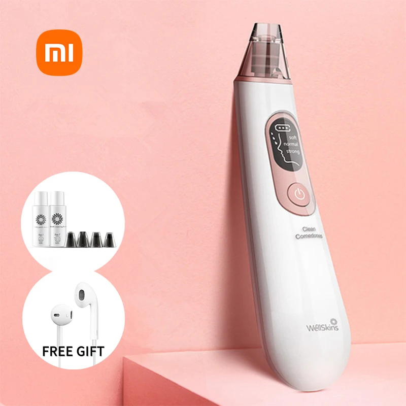 Xiaomi Youpin Blackhead Remover New Face Skin Care Facial Tools Beauty Vacuum Suction Nose Cleaner Black Pore Removal Home Use
Xiaomi Youpin Blackhead Remover New Face Skin Care Facial Tools Beauty Vacuum Suction Nose Cleaner Black Pore Removal Home Use