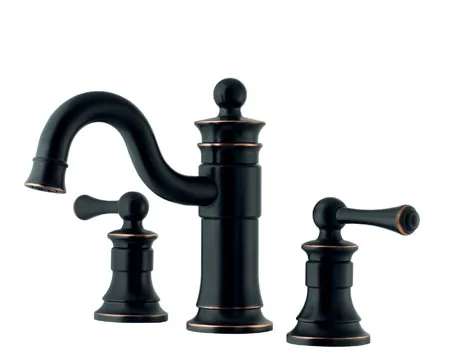 Classical three-hole basin faucet/black patina/elegant black 8-inch faucet
Classical three-hole basin faucet/black patina/elegant black 8-inch faucet