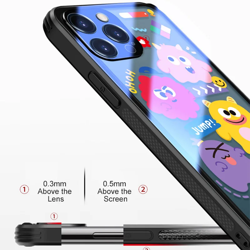 ASINA Transparent Tempered Glass Case for iPhone 11 12 Pro Max 12 Mini XS XR X Fashion Cartoon Cover For iPhone 7 8 Plus SE 2020
ASINA Transparent Tempered Glass Case for iPhone 11 12 Pro Max 12 Mini XS XR X Fashion Cartoon Cover For iPhone 7 8 Plus SE 2020