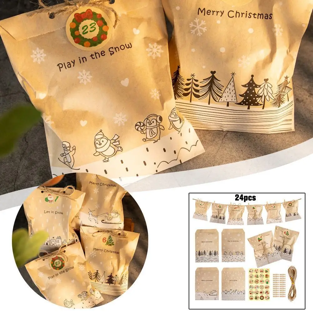 Creative Retro Christmas Kraft Paper Gift Bags Elk Christmas Party Candy Packing Pack Set Cookies Pouch With Xmas Stickers Bags
Creative Retro Christmas Kraft Paper Gift Bags Elk Christmas Party Candy Packing Pack Set Cookies Pouch With Xmas Stickers Bags