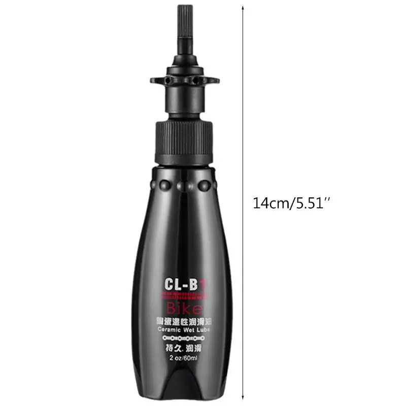 60ml MTB Road Bike Chain Lubricating Oil Bicycle Ceramic Wet Lube Cycling Daily Maintenance Oil with Cleaning Cloth
60ml MTB Road Bike Chain Lubricating Oil Bicycle Ceramic Wet Lube Cycling Daily Maintenance Oil with Cleaning Cloth