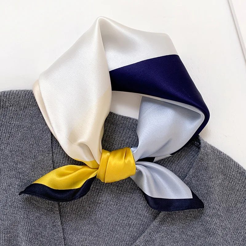 2022 Fashion Women Summer 100% Silk Neck solid Scarf for Hair Headband Luxury Design Print Square Scarves Lady Bandana Kerchief
2022 Fashion Women Summer 100% Silk Neck solid Scarf for Hair Headband Luxury Design Print Square Scarves Lady Bandana Kerchief