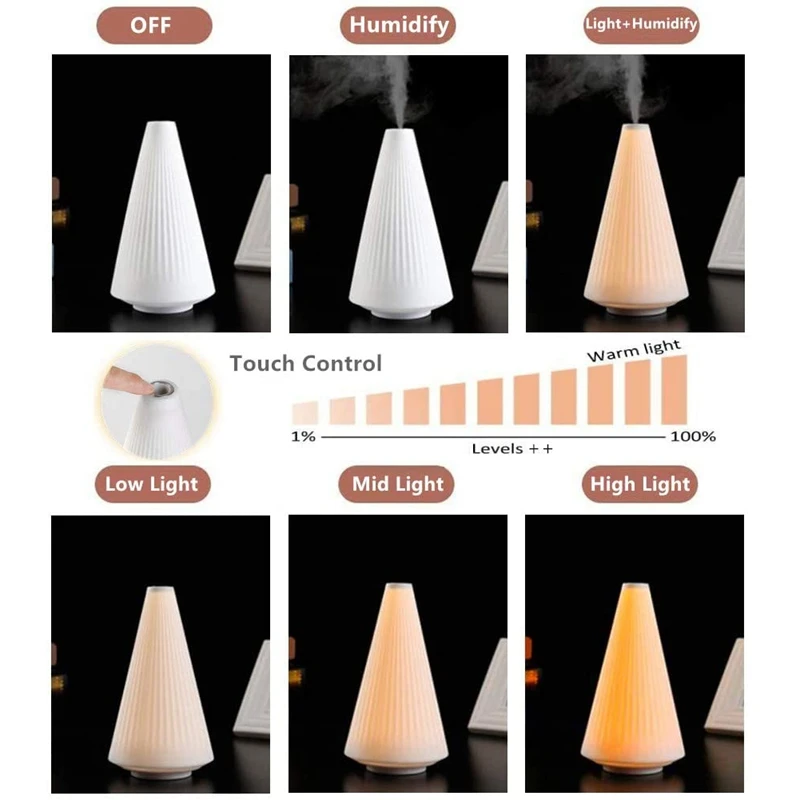 Smart Press LED Night Light Table Lamp Desktop Air Humidifier 250ML for Bedrooms,Office,Home,Living Room
Smart Press LED Night Light Table Lamp Desktop Air Humidifier 250ML for Bedrooms,Office,Home,Living Room